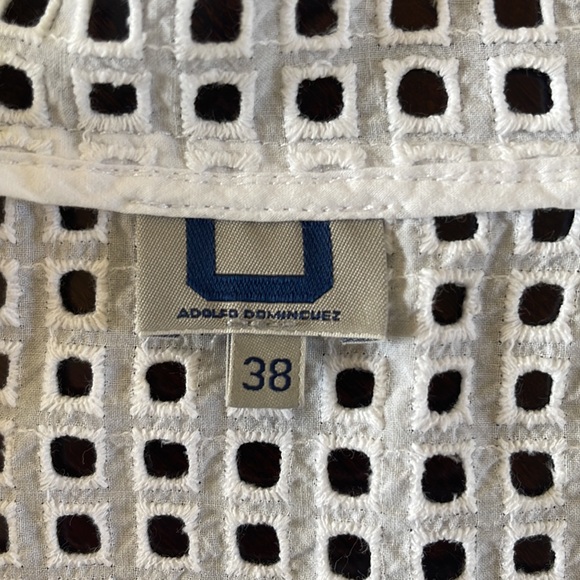 ALDO MARTINS Cotton cutout mesh moto jacket - Picture 7 of 7